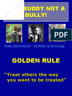 Beabuddynota Bully!: Rubi Defensor - BORRA. M.M Ed - MGT