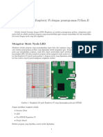 Akses GPIO Dengan Pemrograman Python II