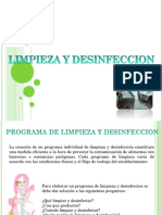 Diapositiva Limpieza y Desinfeccion