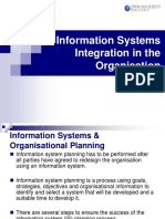 Topic 4: Information Systems Integration in The Organisation