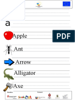 The Alphabet Letter A Writing Creative Writing Tasks