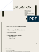 Hukum Jaminan (4) Kelompok