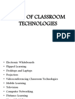 Types of Classroom Technologies: Electronic Whiteboards to 3D Printing