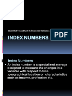 Index Numbers: Quantitative Aptitude & Business Statistics