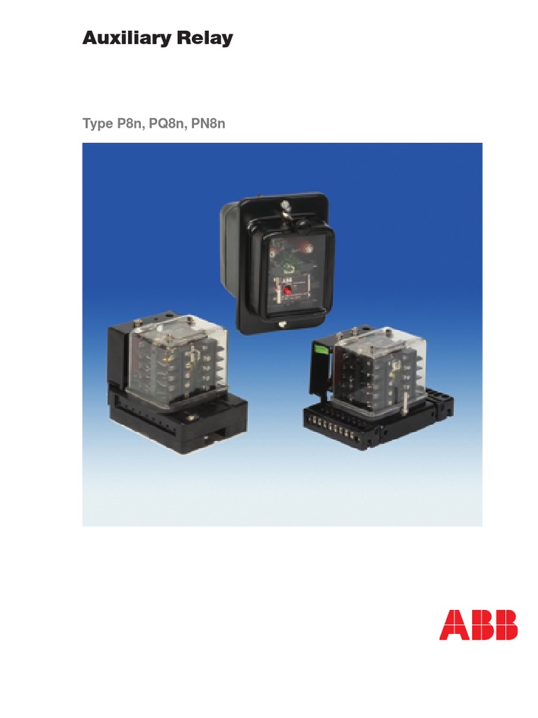 Auxiliary Relay PDF Relay Electric Power Distribution
