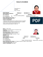 Faculty of Science Profiles