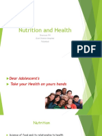 Nutrition and Health Tips for Adolescents