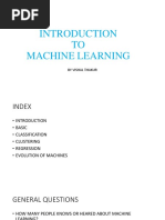 Machine Learning