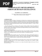 Personality Development Through Human Excellence