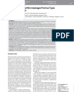 Of Dental Cements: in Vitro Evaluation of Microleakage of Various Types