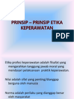 Prinsip - Prinsip Etika Keperawatan