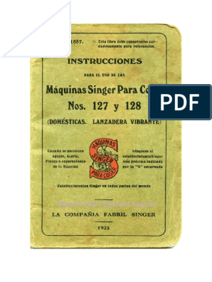 Antigua Maquina de Coser Manual. Portátil. SINGER - 1915. Incluye