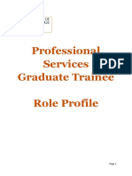 Role Profile of Graduate Engineer