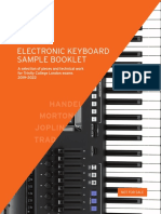 Electronic Keyboard Sample Booklet PDF