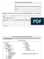 Unit and Integration Test Plan