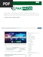 Pakmcqs Com Category World Current Affairs Mcqs Page 6