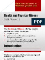 Health and Physical Fitness: SHS Grade 11