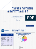 exportacion a chile