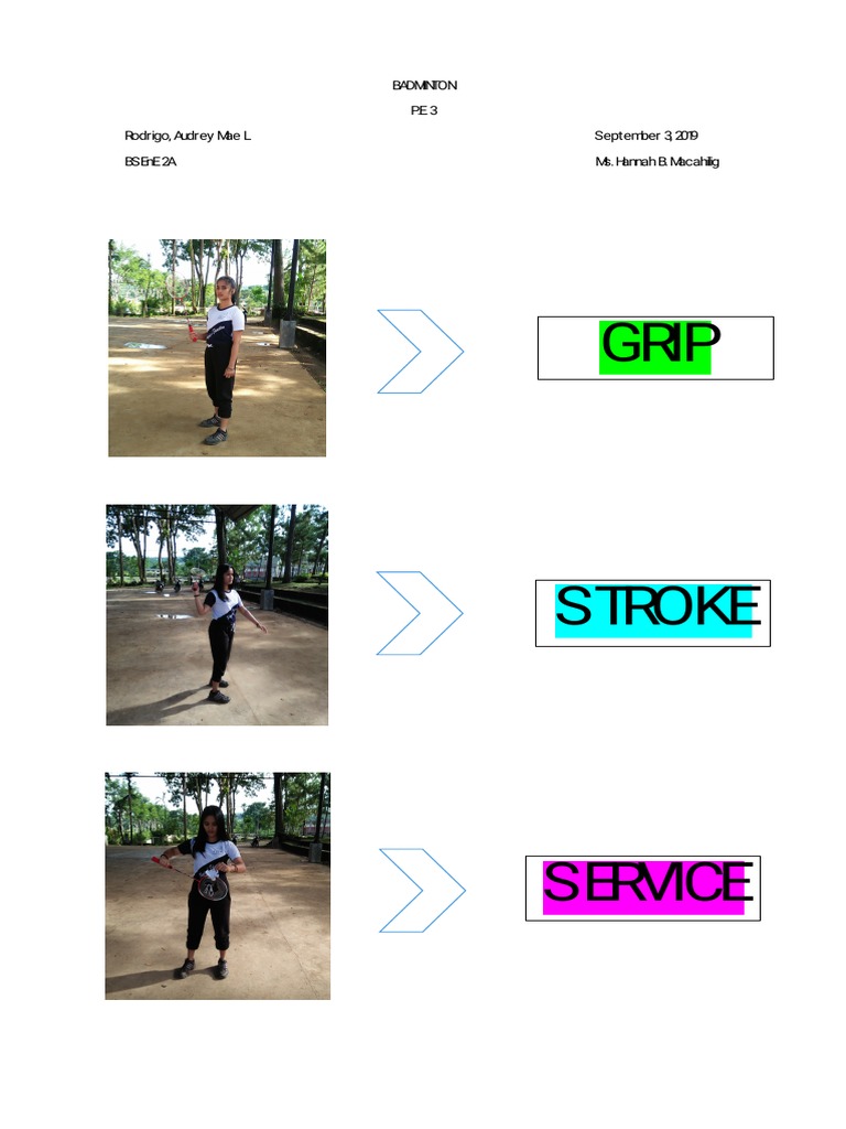 Gri P: Badmi Nton P. E. 3 Rodri Go, Audreymael Sept Ember3, 201 9 ...