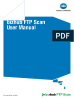 Bizhub FTP Scan User Manual