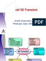 Maxwell 3D Transient: Ansoft Corporation Pittsburgh, Sept. 2001