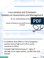 Preeclampsia and Eclampsia Assessment Updates