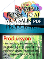 Kabanata 9 Konsepto at Salikng Produksyon