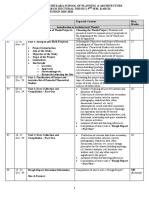 B.arch. Arch Thesis I (Theoretical Studies) Schedule 2017