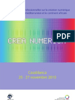 Programme - Crea Numerica-Avec Couv