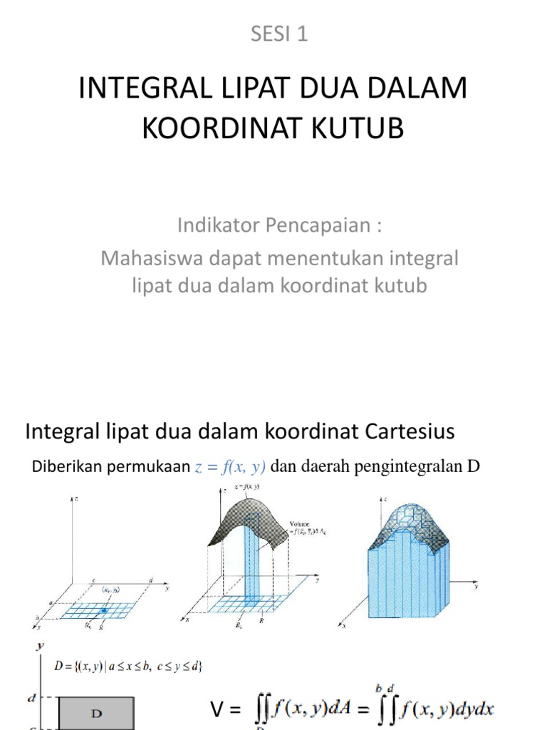 Integral Lipat Dua Dalam Koordinat Kutub | PDF | Metode & Bahan Ajar ...