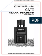 Medidor de Humedad para Granos Digital Portatil para Cafe 08150 Agratronix Manual Espanol PDF