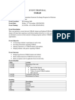 Event Proposal Form - UGRAD