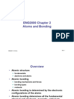 ENG2000 Chapter 2 Atoms and Bonding: ENG2000: R.I. Hornsey Atom: 1