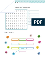 Find Nine Words About Family and Write Them in The Table