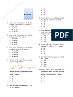 SOAL MID Matematika Kelas VIII