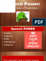 How To Give A Presentation