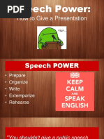 How To Give A Presentation