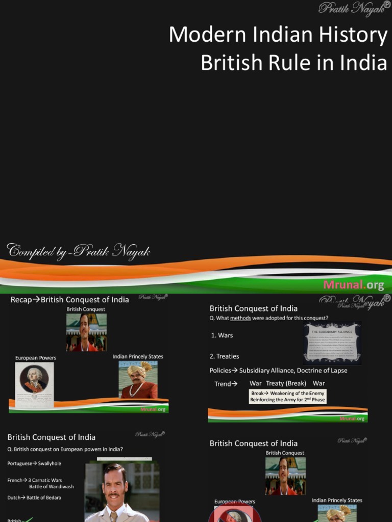 Socio and Economic Policy of British Rule in India | PDF | East India ...