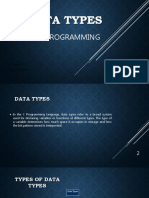 Data Types: in C Programming