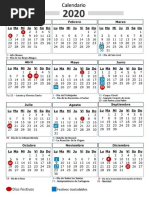 Calendario Marzo 2020 Para Imprimir Colombia