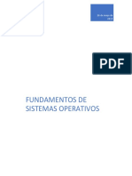 Fundamentos de Sistema Operativos. Florentino Angulo 2019