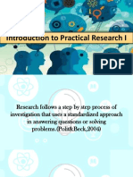 Introduction To Practical Research I