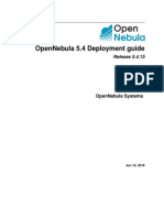 Opennebula 5.4 Deployment Guide PDF