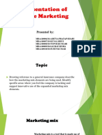 Marketing Mix in Insurance Sector