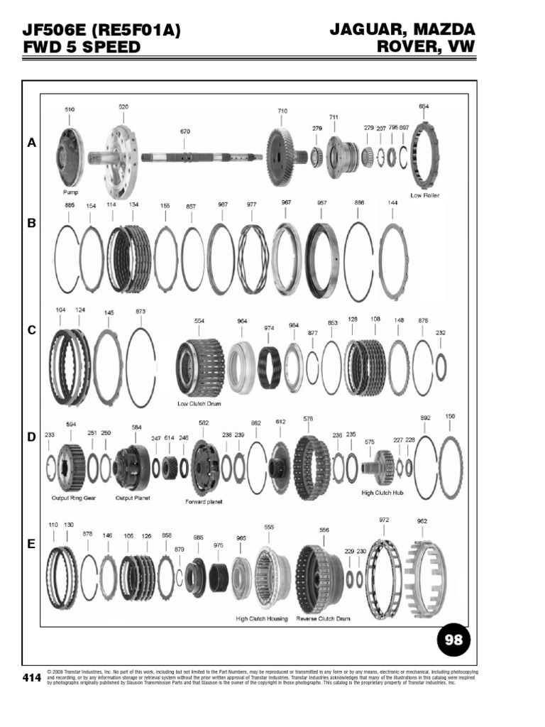 JF506E | PDF | Vehicles | Vehicle Technology