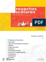 Proyectos Escolares: Guía para la implementación de proyectos interdisciplinarios