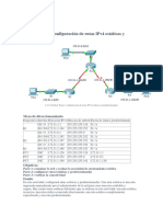 2.2.2.4 Rutas IPv4 Estáticas y Predeterminadas