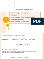 KI1201 - Kesetimbangan Kelarutan