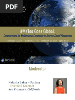 #Metoo Goes Global:: Considerations For Multinational Companies To Address Sexual Harassment