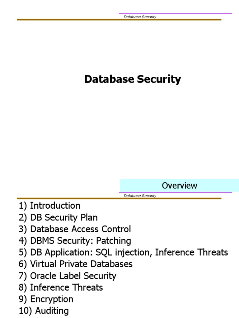Database Security Best Practices Guide | PDF | Transport Layer Security ...